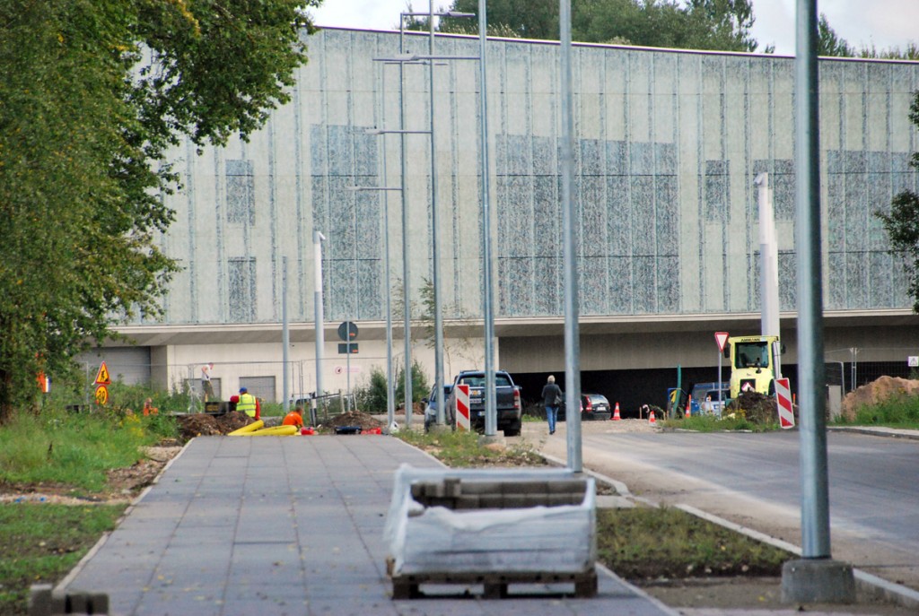 ERM Roosi tänavalt vaadatuna 43 päeva enne avamist Foto Urmas Saard