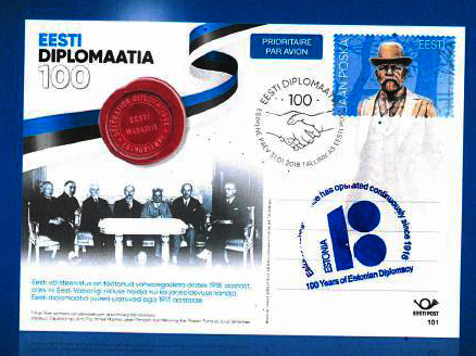 Eesti Posti Tervikasi Eesti diplomaatia 100