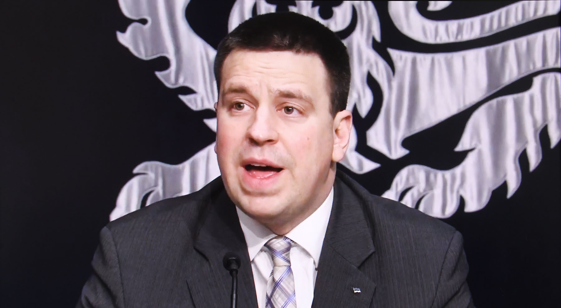 Jüri Ratas, eriolukorra juht. Foto Urmas Saard