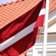 Läti lipp Foto Urmas Saard