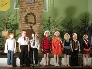 Meremäe kooli 1. klass. Foto: erakogu.