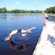 Üks Tori valla autoorienteerumise kontrollpunktidest asub Sindi ujulas Foto Urmas Saard